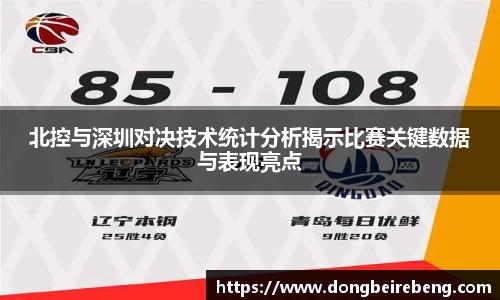 北控与深圳对决技术统计分析揭示比赛关键数据与表现亮点